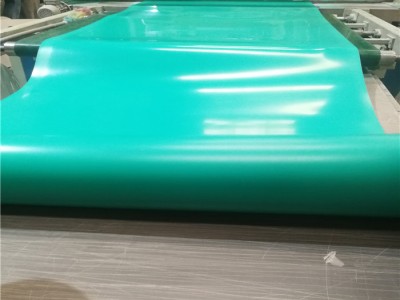 厂家直供绿色白色pvc软板汽车脚垫用板脚垫底板易覆膜