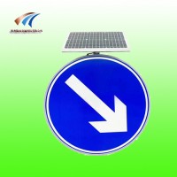 led交通标志牌 靠右行驶太阳能标志牌 交通设施生产厂家