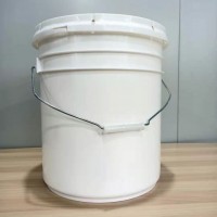 20L塑料直口桶5加仑化工胶密封胶压盘桶285mm压胶直口桶