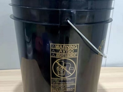 江苏常州美式桶20L黑色化工桶油墨桶真石漆包装桶机油桶