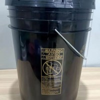 江苏常州美式桶20L黑色化工桶油墨桶真石漆包装桶机油桶