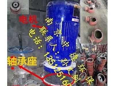 南京中德大量提供WL立式排污泵叶轮、机封、底座、蜗壳等配件