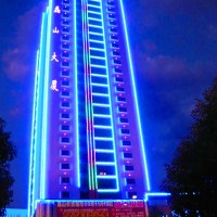 户外防水天幕墙LED霓虹灯亮化灯光秀商场酒店楼体商业街灯光秀