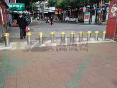 武汉防水防锈升降柱 雨天正常使用路桩