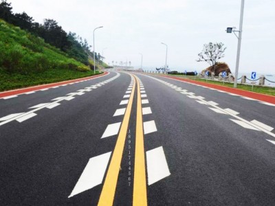 南京公路道路交通标线-白黄线