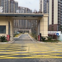 南京达尊交通标线供应南京道路划线-黄颜色的网格线划线